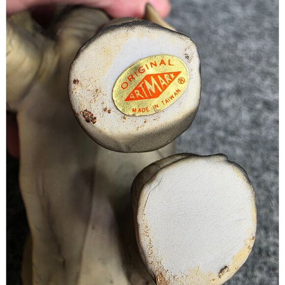 Vintage Artmark Elephant Figurine 7" Handcrafted Taiwan Made Home Décor - Picture 2 of 8